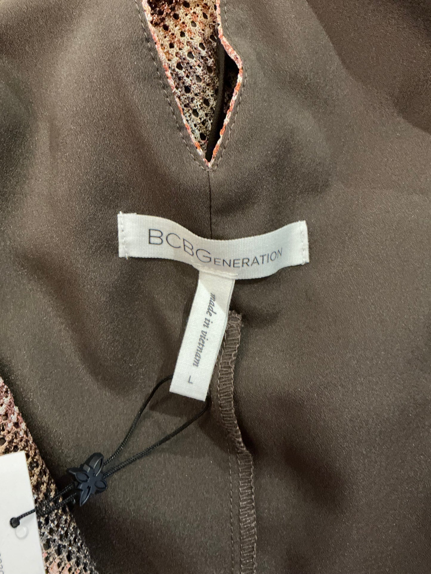 BCBGeneration Metallic Chevron Mini Dress – NWT