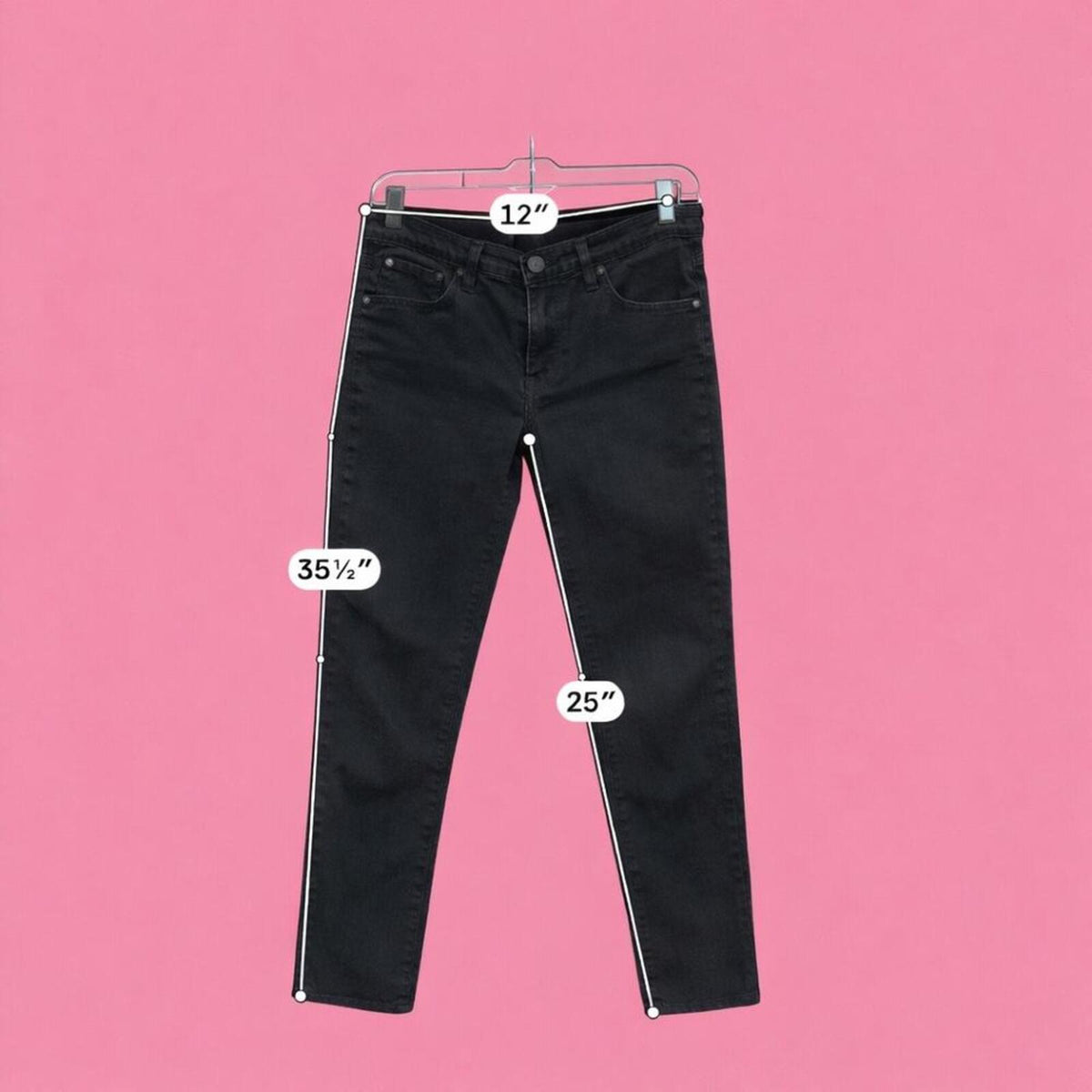 AG Adriano Goldschmied The Stilt Straight Leg Jeans 29R Made in USA Dark Wash