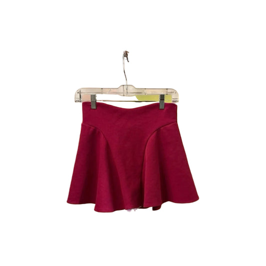 Julia Rich Burgundy Skater Skirt