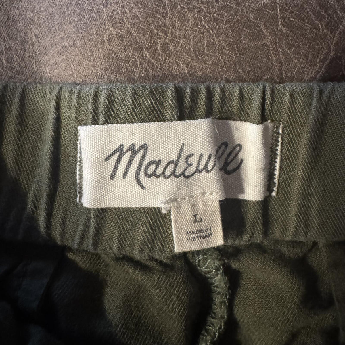 Madewell Olive Green Pull-On Shorts