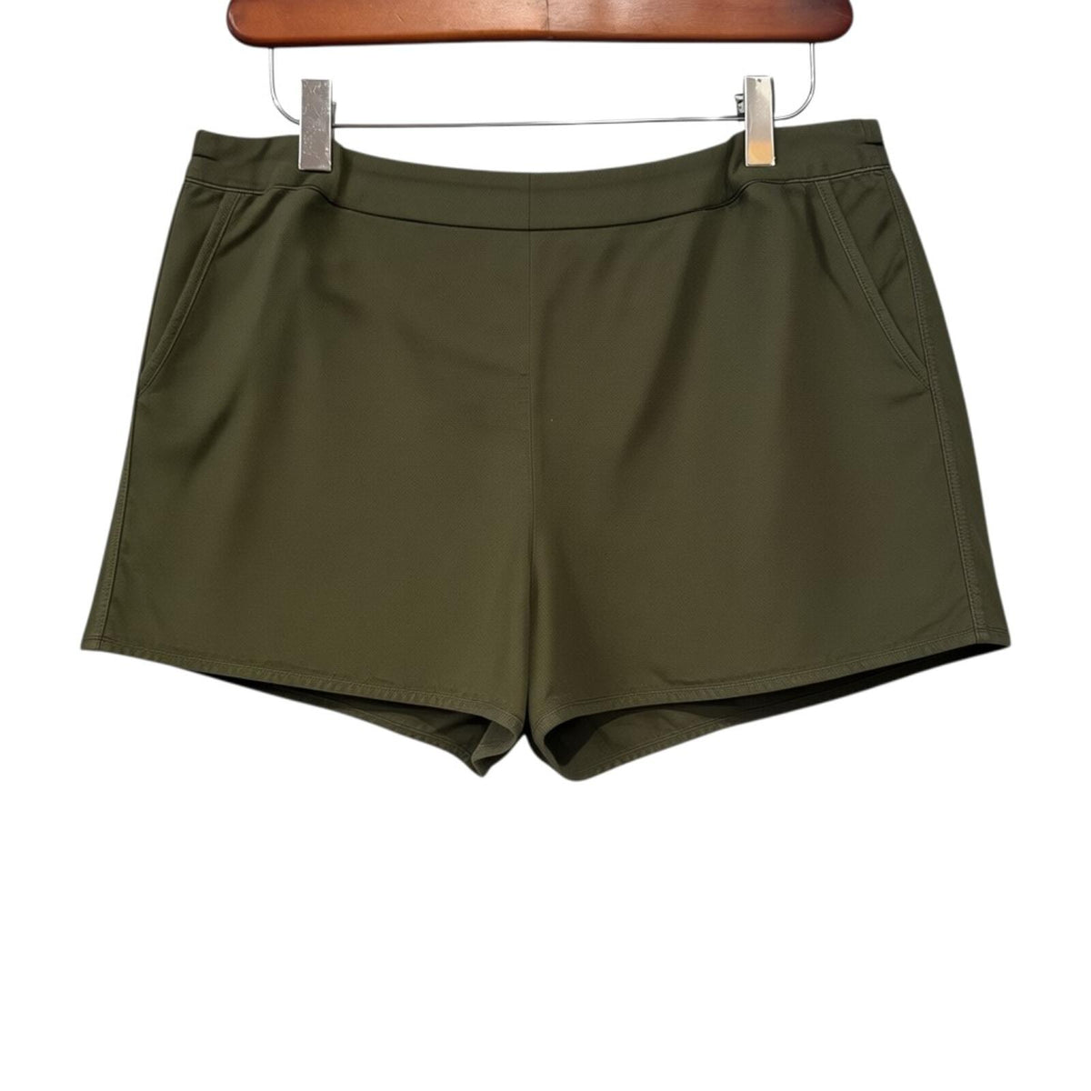 Madewell Olive Green Pull-On Shorts