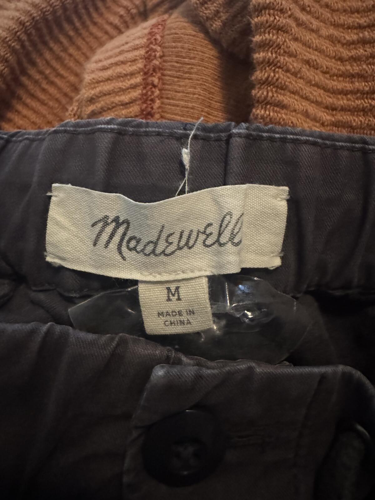 Madewell Black Drawstring Shorts Medium