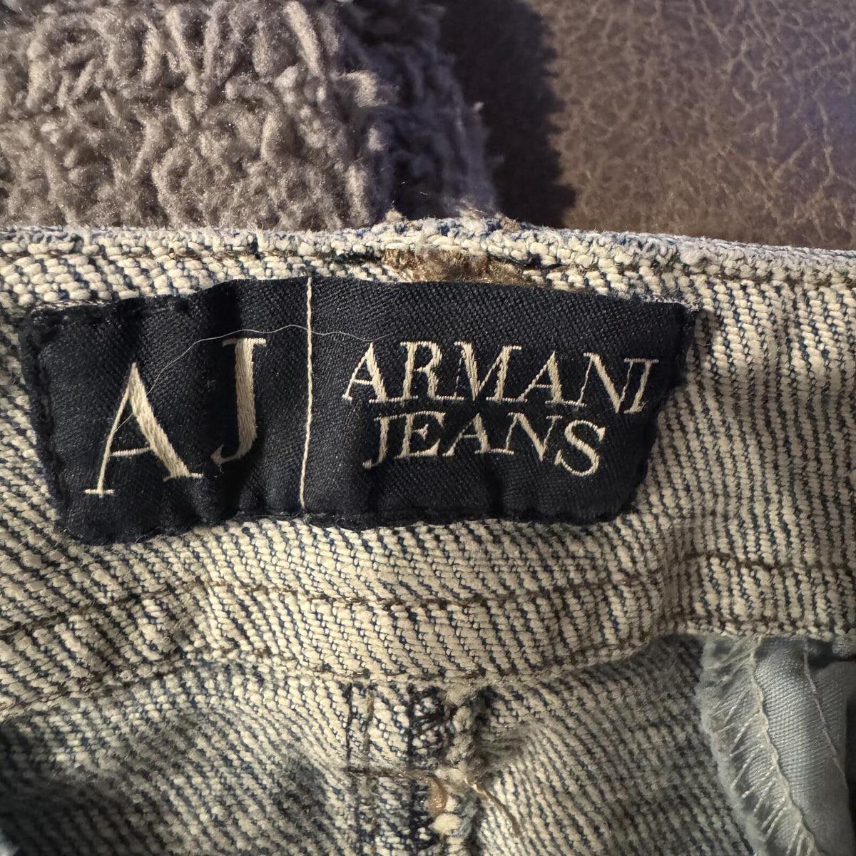 AJ Armani Jeans Women's Denim Mini Skirt Blue Size 10