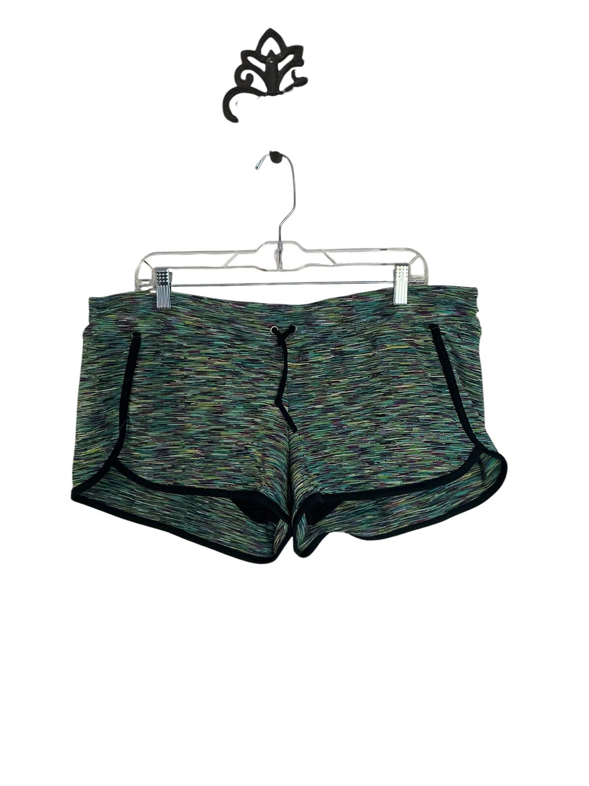 Athleta Space Dye Running Shorts Women’s Athletic Lounge Dolphin Hem Size XL