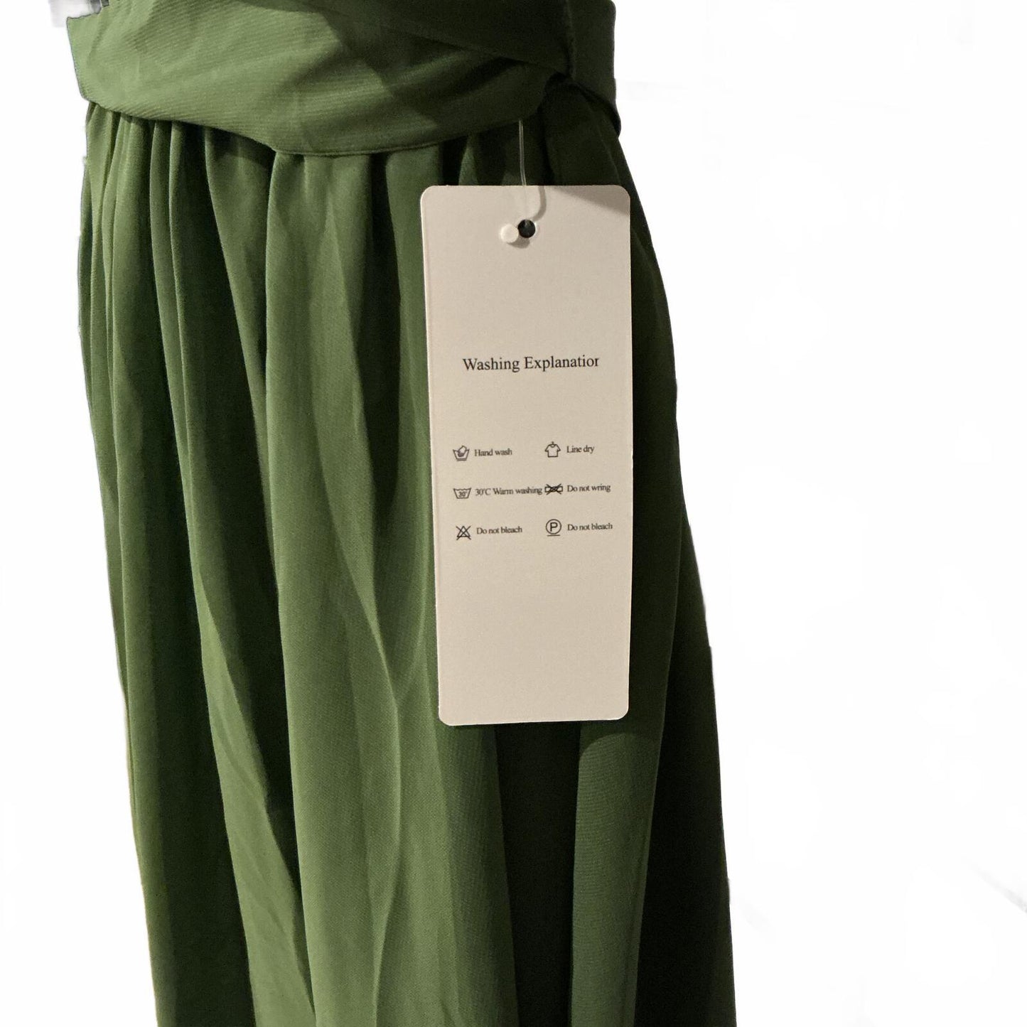 Wear Your Love Olive Green Flutter Sleeve Wrap Maxi Dress
