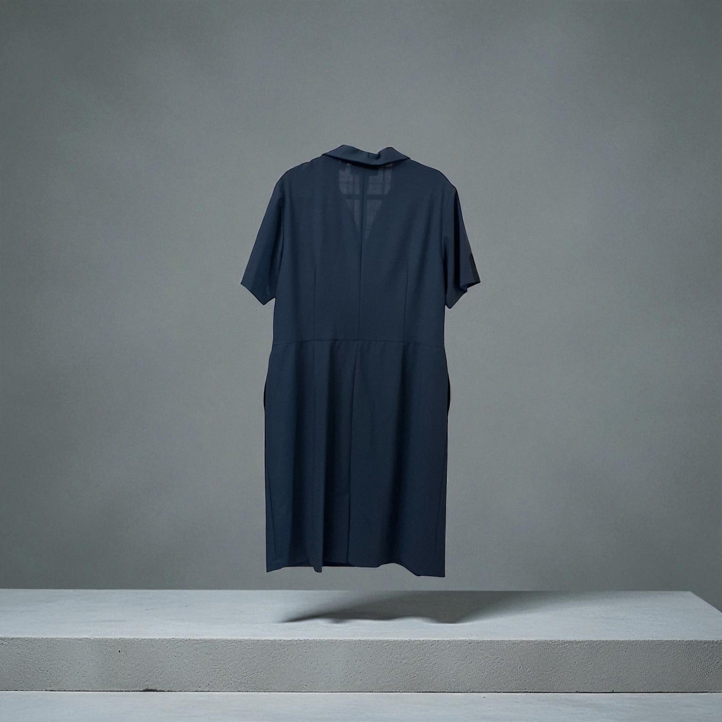 NWT Stan Herman for U.S. Airways Navy Blue Uniform Dress – Size 16WR – TwinHill Airline Attendant Vintage