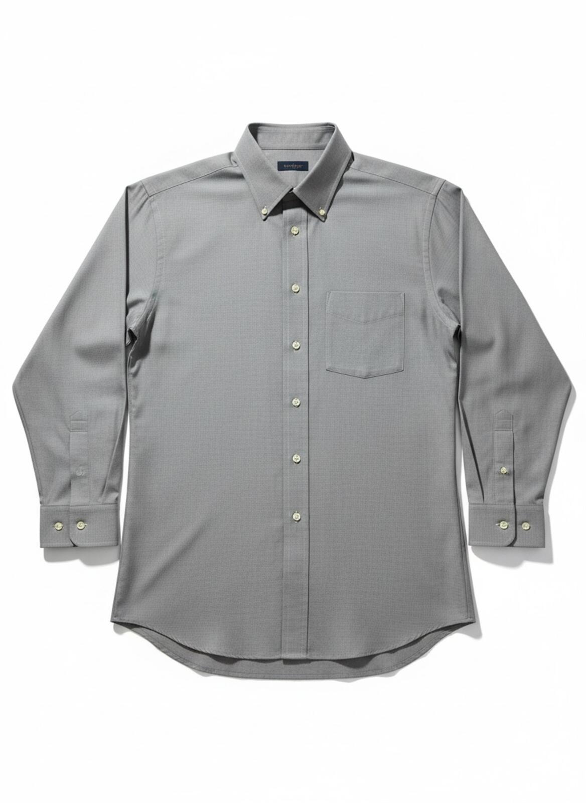 Gap Gray Long Sleeve Button-Down Shirt