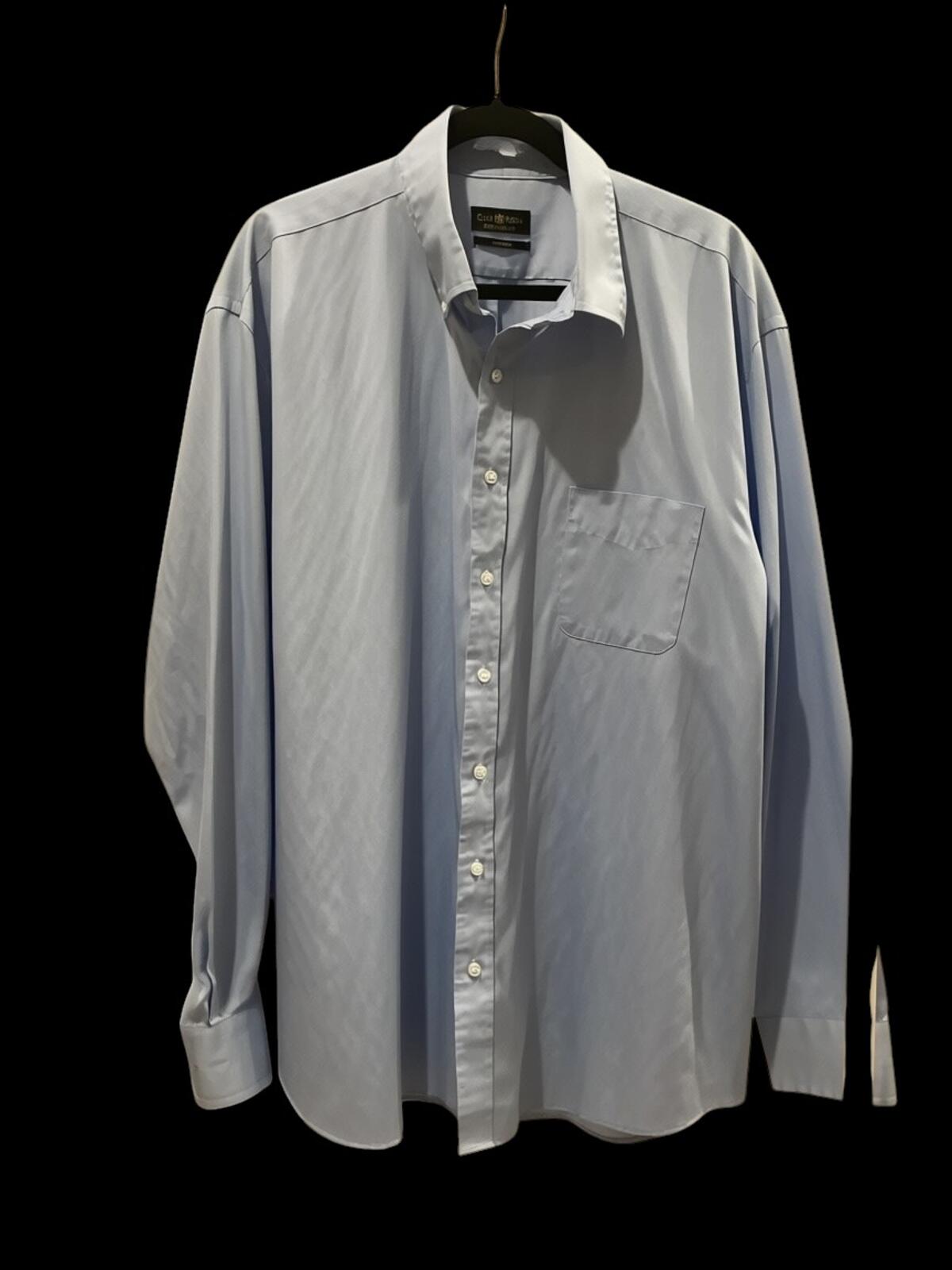 ClubClassic Fit Light Blue Dress Shirt - Men's Large