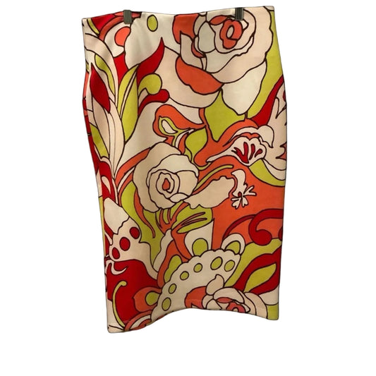 XOXO Bold Floral Skirt in Red and Green