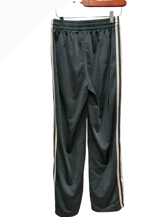 Adidas Black Track Pants with White Side Stripes