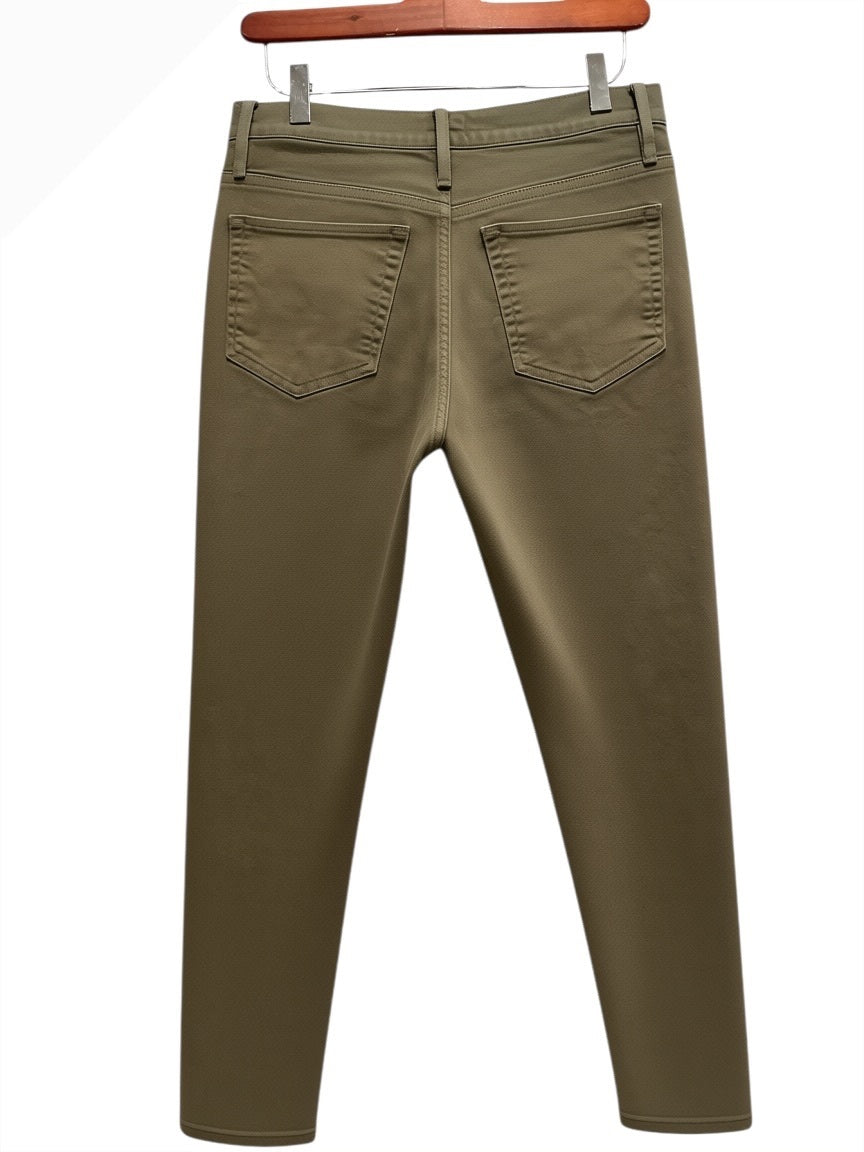 FRAME L'Homme Slim Garage Military Green Slim Fit Pants Size 30