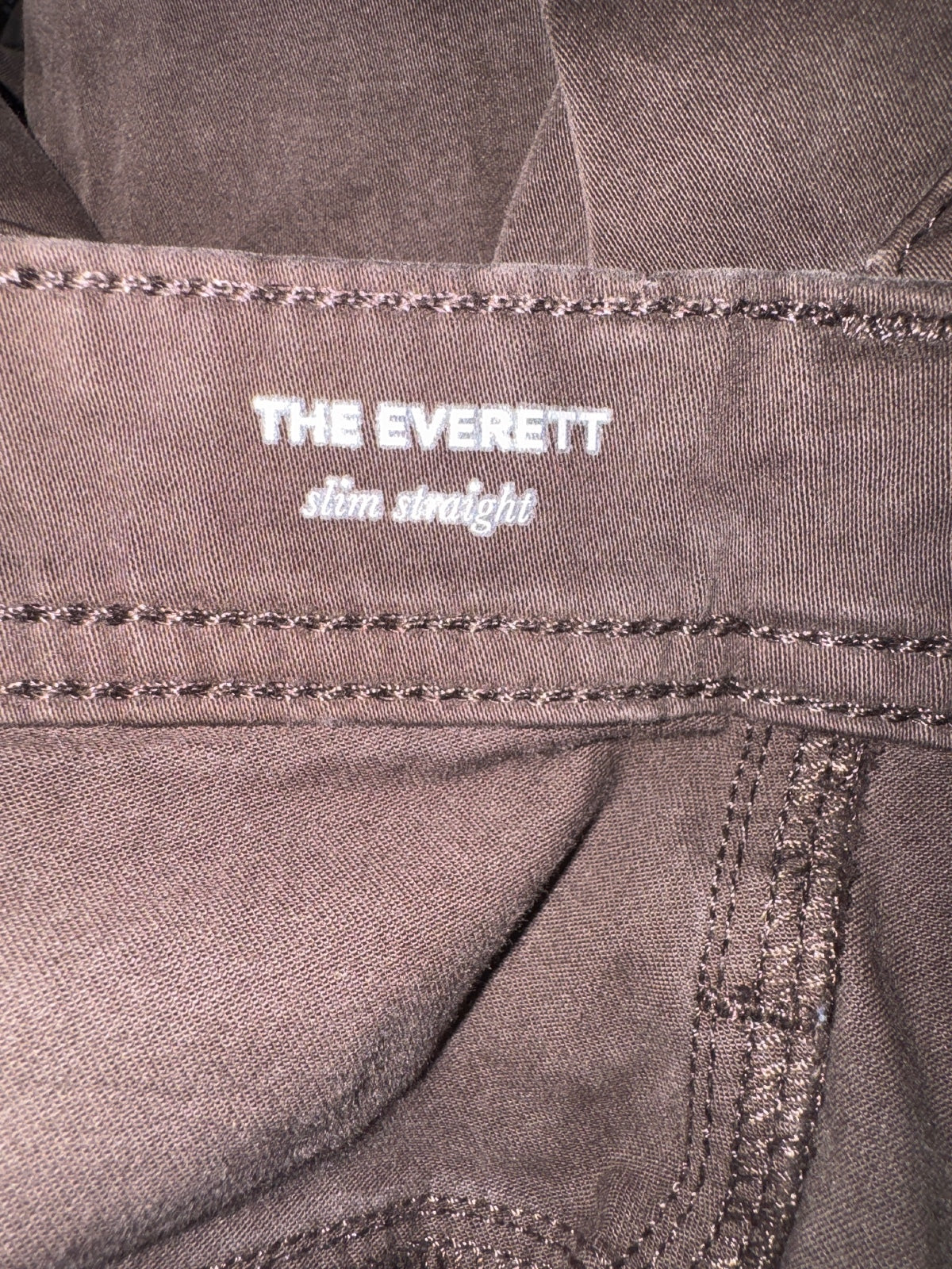 Adriano Goldschmied The Everett Slim Straight Brown Jeans 34