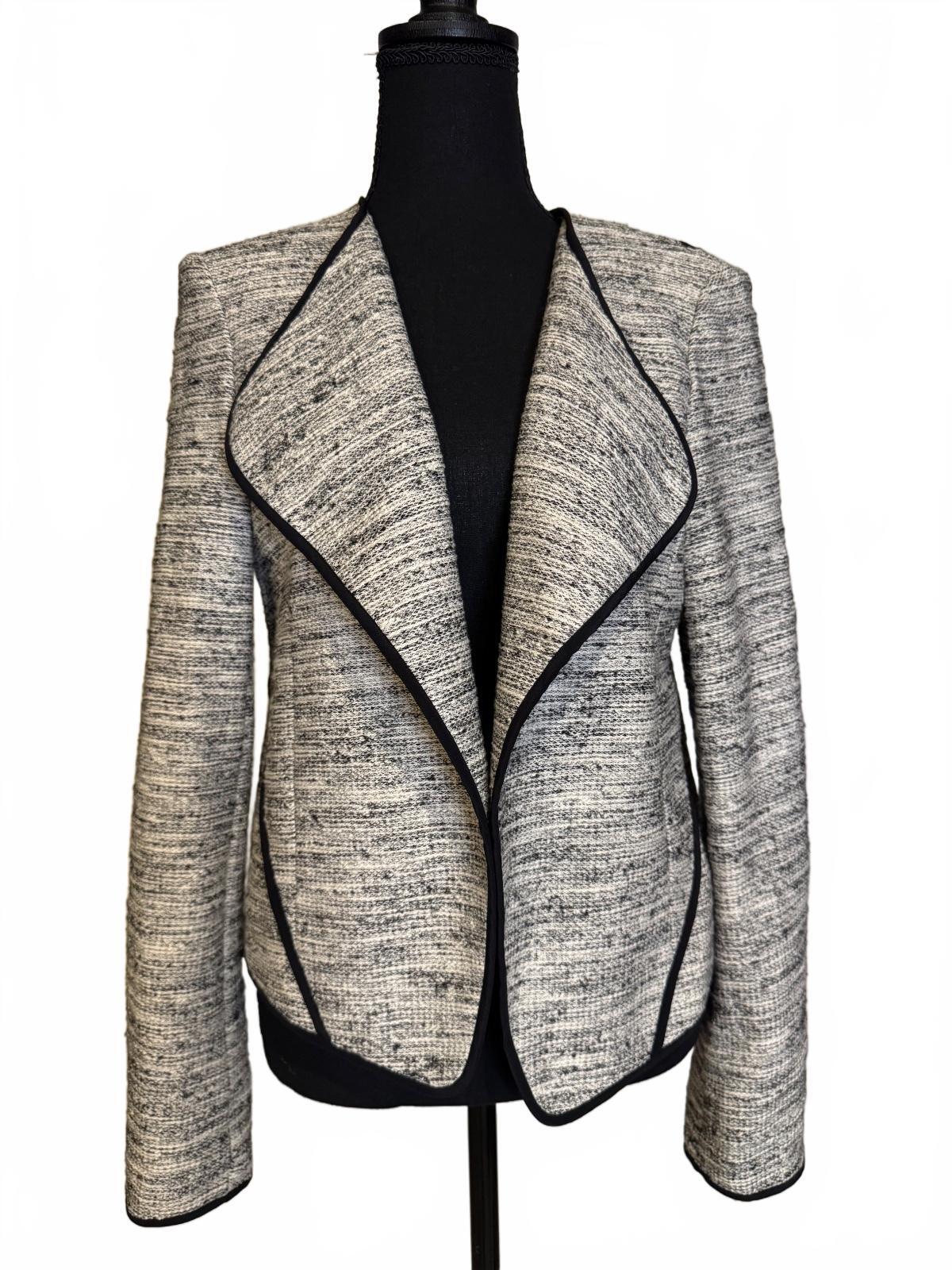 Derek Lam 10 Crosby Tweed Jacket Size 8 Cotton Silk Trim