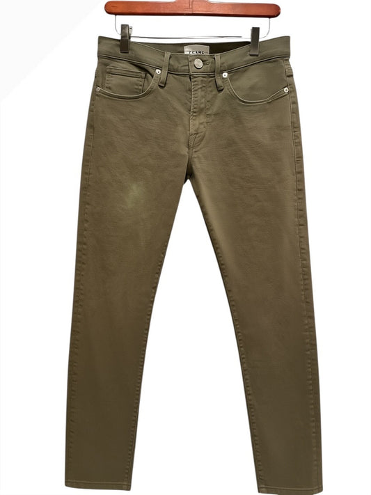 FRAME L'Homme Slim Garage Military Green Slim Fit Pants Size 30