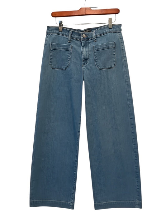 Banana Republic High Rise Wide Crop Jeans Size 28