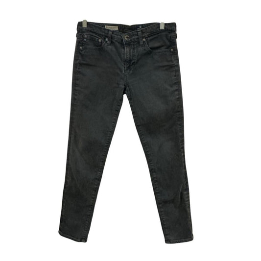 AG Adriano Goldschmied The Stilt Straight Leg Jeans 29R Made in USA Dark Wash