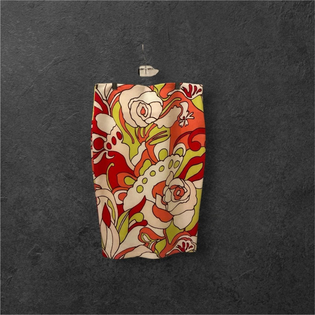 XOXO Bold Floral Skirt in Red and Green