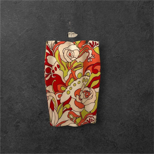 XOXO Bold Floral Skirt in Red and Green